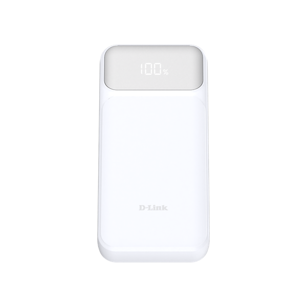 D-LINK Power Bank 20000mAh 2xUSB-C + 1xUSB Fehér, DPP-201