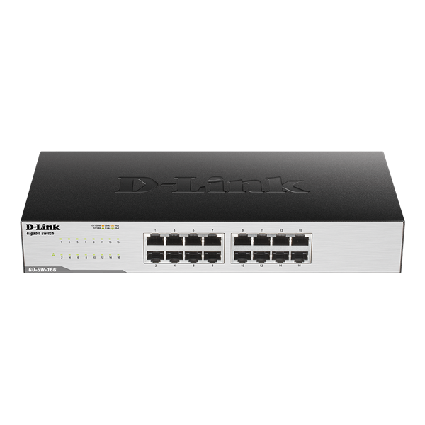 D-link GO-SW-16G/E 16 portos Gigabit Switch