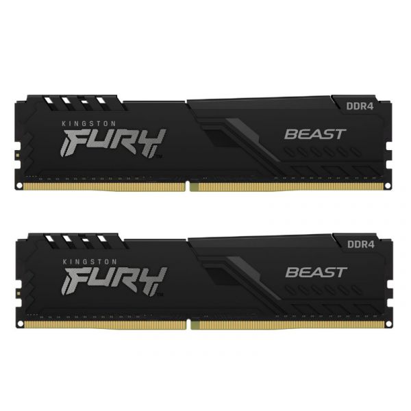 KINGSTON FURY  Beast Black 64GB (Kit of 2) DDR4 3200MHz CL16 (KF432C16BBK2/64)
