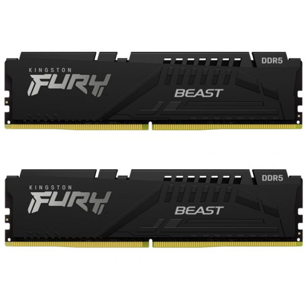 KINGSTON FURY Beast Black EXPO Memória DDR5 64GB 6000MHz Kit of 2 (KF560C30BBEK2-64)