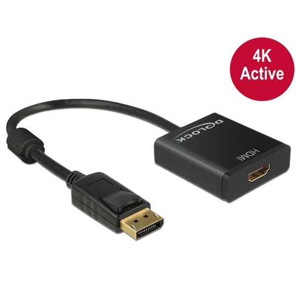 DeLock Displayport Male - HDMI Female Átalakító (62607)