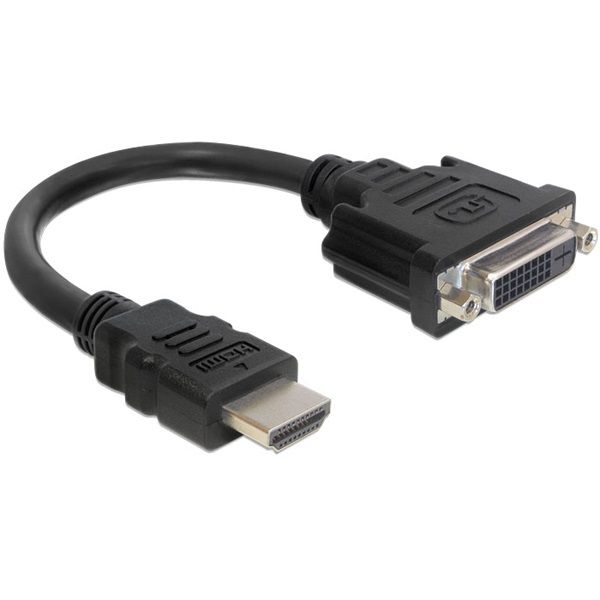 DELOCK HDMI - DVI átalakító kábel 20cm (65327)