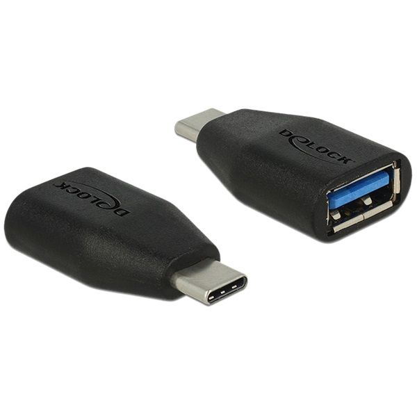 DeLock USB 3.1 Gen 2 Type-C Male to Type-A Female Átalakító (65519)