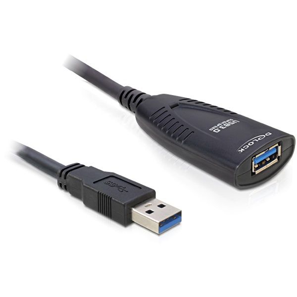 DeLock USB 3.0 aktív hosszabbító kábel 5m
