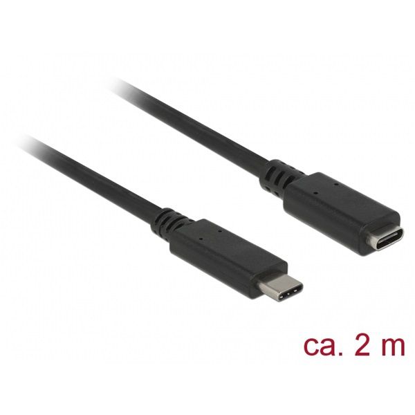 DeLock USB 3.1 Gen 1 Type-C male/female Hosszabbító Kábel (85542)