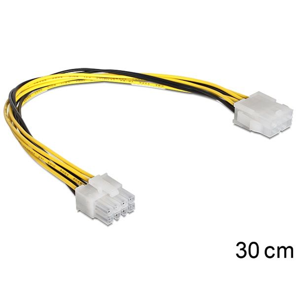 Delock Molex 4 pin apa > 4 x 2 pin ventilátor tápkábel (83343)