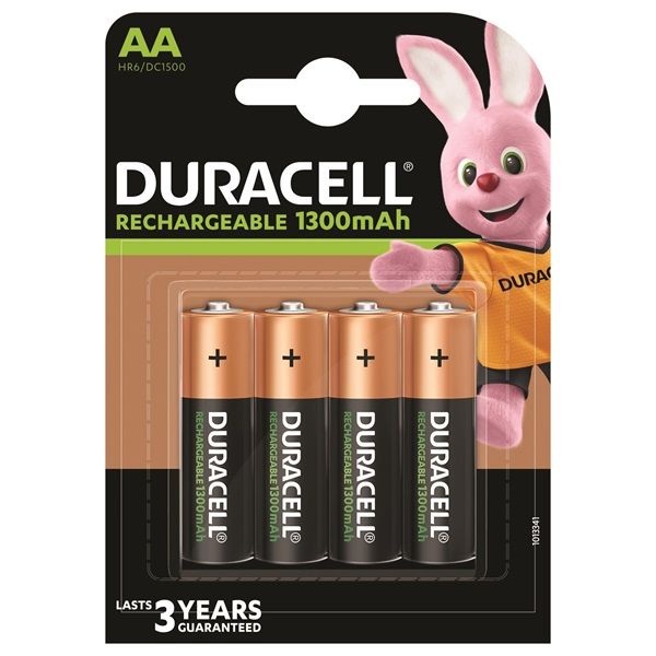 Duracell 4db AA 1300 Újratölthető Elem (10PP050041)