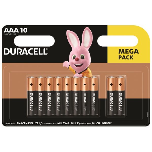 Duracell BSC AAA elem - 10db (10PP100058)