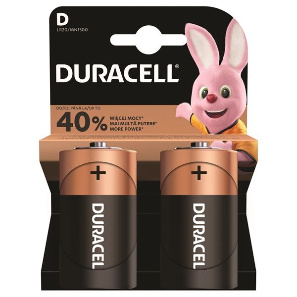 Duracell BSC D (góliát) elem - 2db (10PP100009)