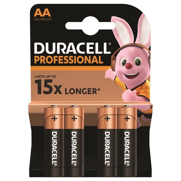 Duracell Professional 4 db AA Elem (10PP100050)