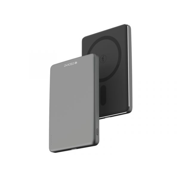 Dviced Ultrathin MagSafe Power bank 5000mAh, Black/Grey (DV400003)