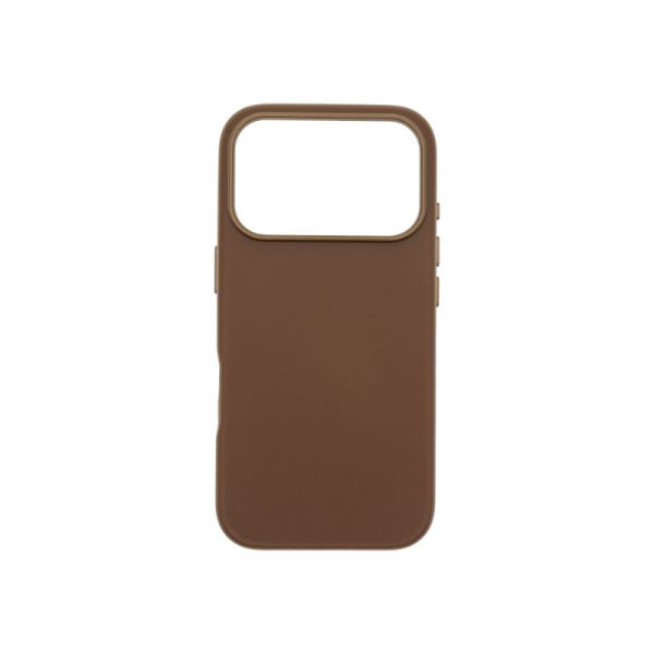 Dviced Leather MagSafe iPhone 17 Pro case, barna (DV512023)