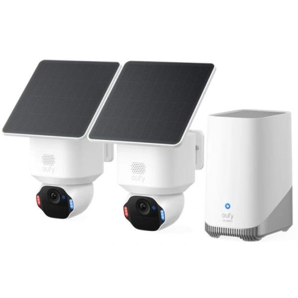 ANKER eufy SoloCam E42 2*Cam+1*HomeBase3+2*SolarPanel EU White (E8173321)
