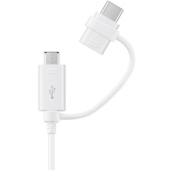 Samsung EP-DG930DWEGWW kábel, micro USB - Type C átalakító, fehér (EP-DG930DWEGWW)