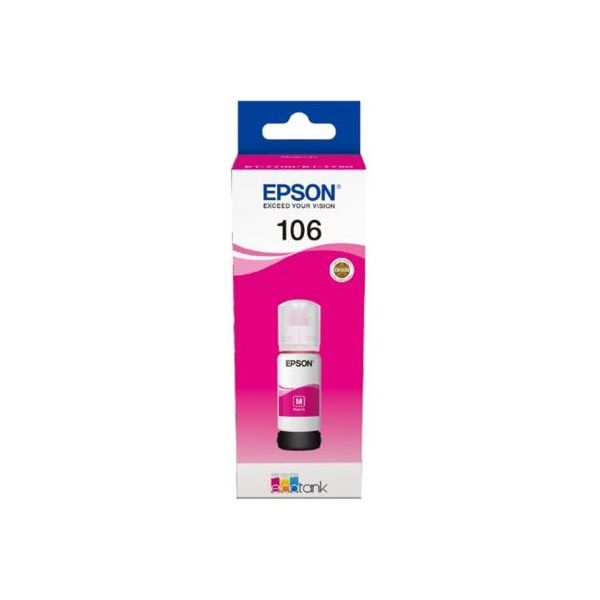 EPSON tintatartály (patron) 106 EcoTank (C13T00R340) Magenta