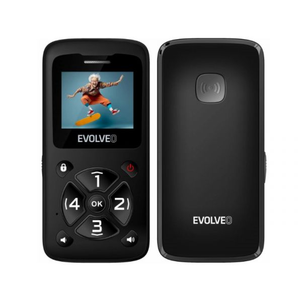 EVOLVEO EasyPhone ID (SGM EP-400-IDB) fekete
