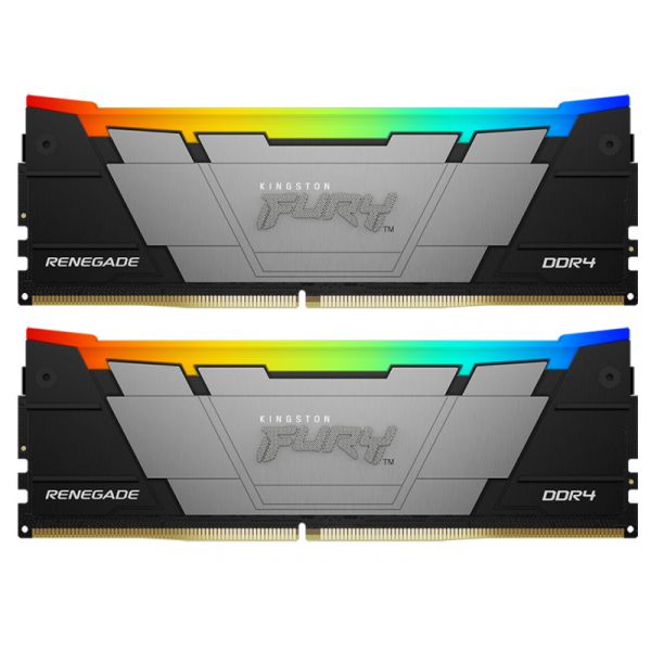 Kingston FURY Renegade RGB 16GB (Kit of 2) DDR4 3600MHz CL16 memória (KF436C16RB2AK2/16)
