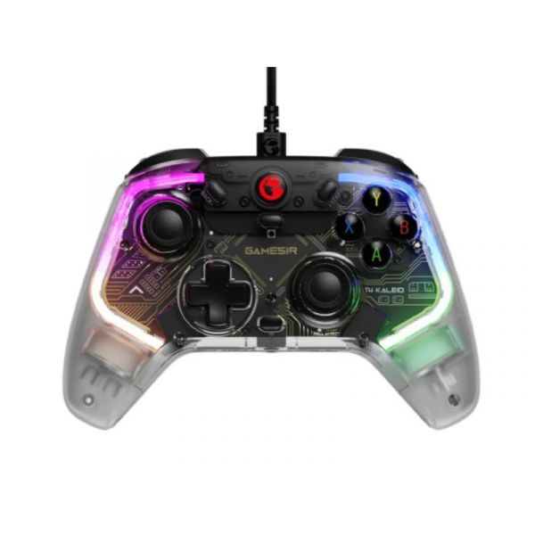 GameSir T4 Kaleid Vezetékes Kontroller (GST4K001) átlátszó