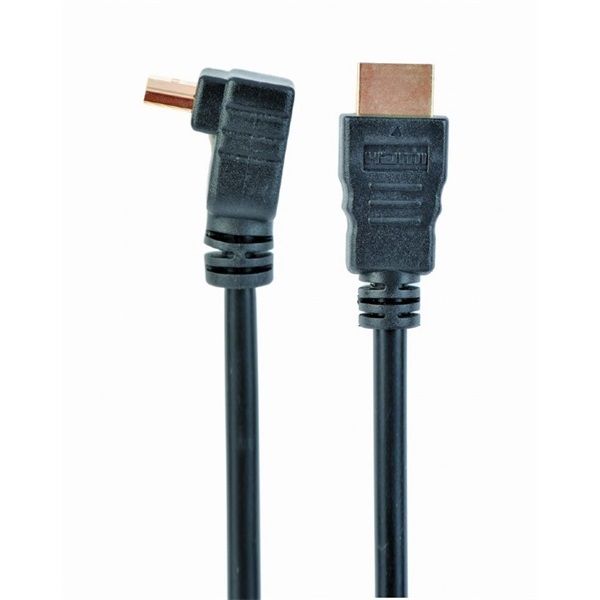 GEMBIRD HDMI 90°-os, M/M kábel, 1,8m (CC-HDMI490-6)
