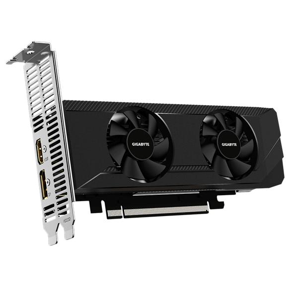 GIGABYTE AMD RX 6400 4GB DDR6 OC Videókártya (GV-R64D6-4GL)