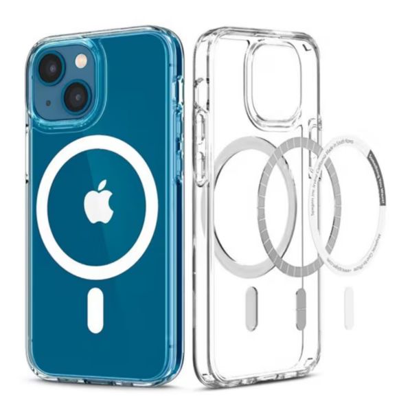 Gigapack Szilikon telefonvédő (ütésállóság, MagSafe) ÁTLÁTSZÓ - [Apple iPhone 15] (GP-144981)