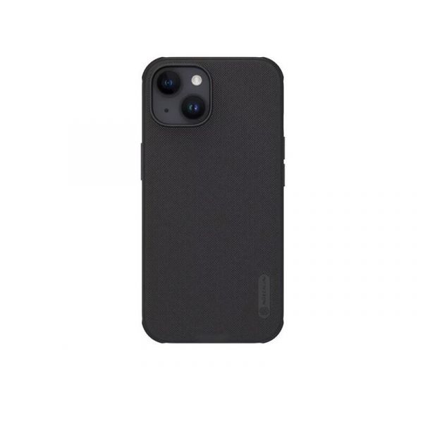 NILLKIN SUPER FROSTED PRO MAGNETIC műanyag telefonvédő (ütésállóság, MagSafe) FEKETE - Ipone 15 (GP-147708)
