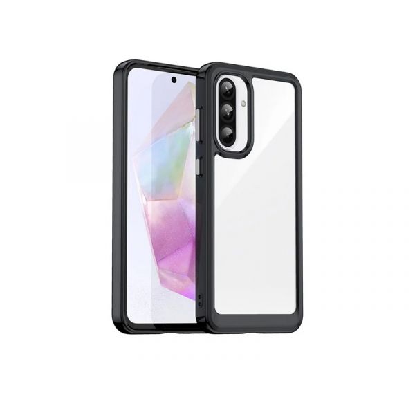 Szilikon telefonvédő (ütésállóság, átlátszó hátlap) ÁTLÁTSZÓ (Galaxy A36) (GP-166393)