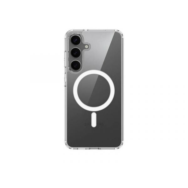 Szilikon telefonvédő (ütésállóság, MagSafe) ÁTLÁTSZÓ (Galaxy S25) (GP-166432)