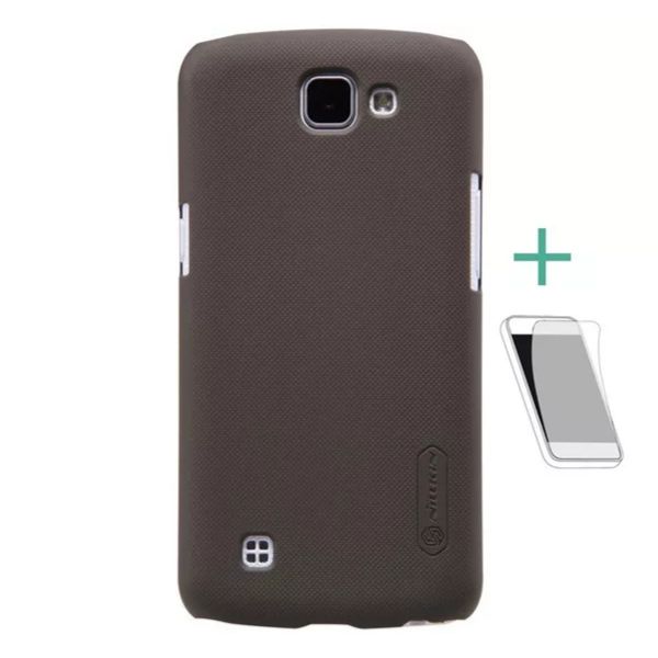 NILLKIN SUPER FROSTED műanyag telefonvédő (gumírozott, érdes felület, képernyővédő fólia, tisztítókendő) FEKETE [Xiaomi (GP-72709)