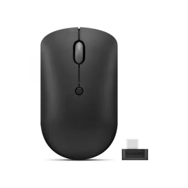 Lenovo 400 USB-C kompakt vezeték nélküli egér, fekete (GY51D20865)
