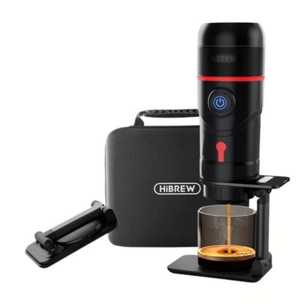 HiBREW H4-premium 80W hordozható 3 az 1-ben kávéfőző tokkal (H4-PREMIUM)