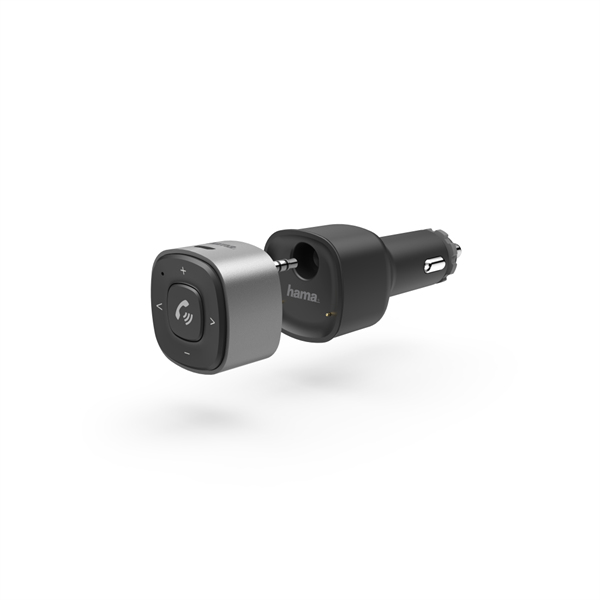 HAMA Bluetooth audio vevő autóba - 3,5MM JACK + 2XUSB PORT (14159)