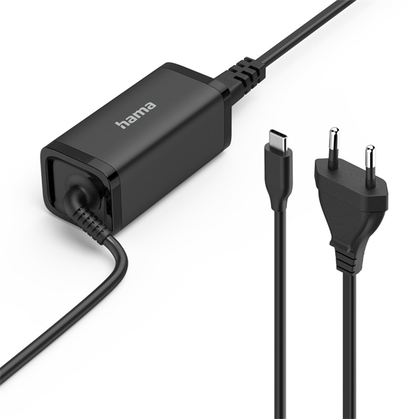 Hama Univerzális notebook töltő, USB-C, PD 45W, fekete (200022)