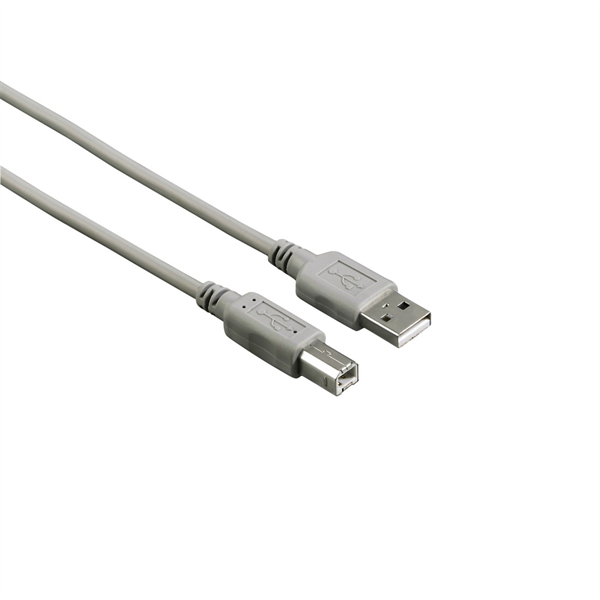 HAMA 200900, FIC ECO USB KÁBEL A-B1,5M, SZÜRKE
