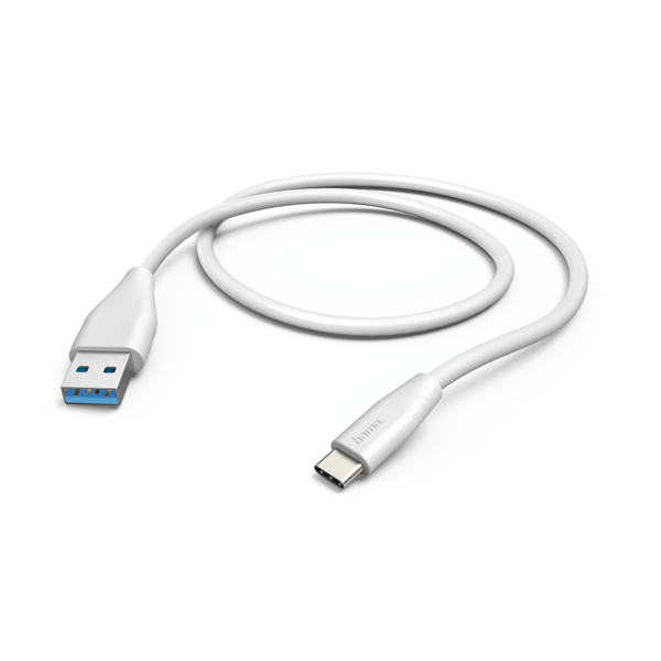 HAMA 201596, FIC E3 ADATKÁBEL USB 3.1,  TYPE-C/USB A, 1,5M, FEHÉR