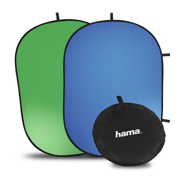 Hama 21570 Összecsukható Háttér 2in1 Zöld/Kék 150 x 200 cm