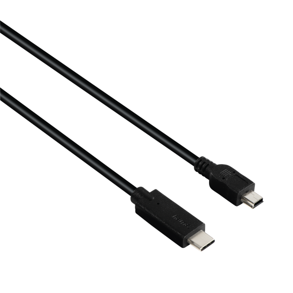 HAMA USB TYPE-C - Mini-USB adatkábel 75cm (135744)