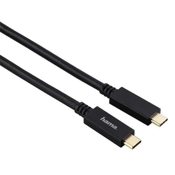Hama USB 3.1 Gen2 Type-C kábel 1m (135714) fekete