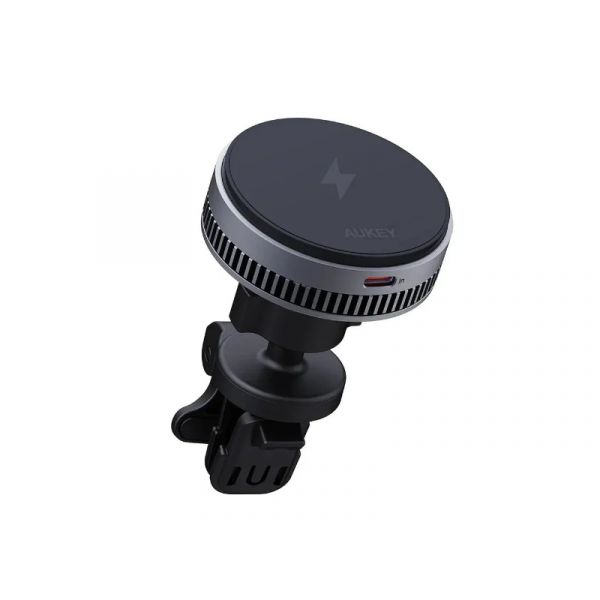 Aukey HD-MC13A MagFusion Dash Pro Qi2 aktív hűtésű vezeték nélküli töltő 15W (HD-MC13A)