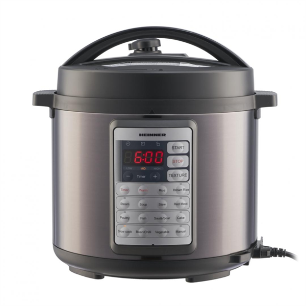 HEINNER HPCK-38BK Elektromos főzőedény, 3.8L, Szürke/Fekete