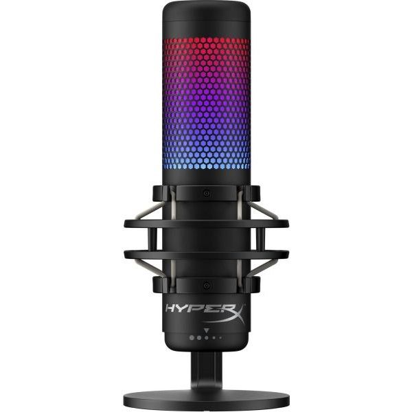 Kingston HyperX QuadCast S Asztali RGB Gaming Mikrofon HMIQ1S-XX-RG/G (4P5P7AA)