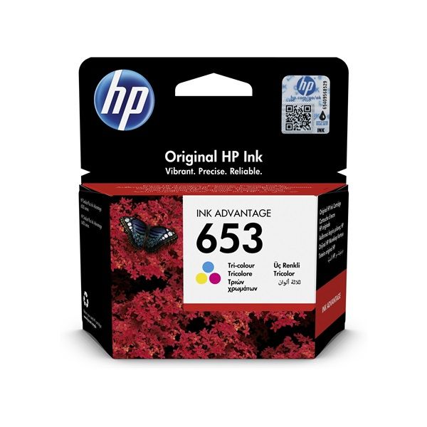 HP 653 ink advantage tintapatron (3YM74AE) háromszínű