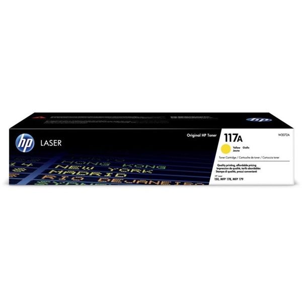 HP Toner (117A) W2072A Sárga