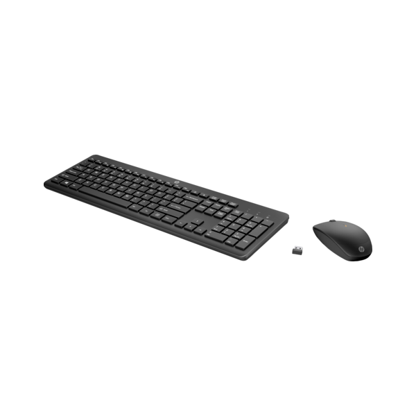 HP 230 Vezeték nélküli Billentyűzet + Egér szett (18H24AA) fekete