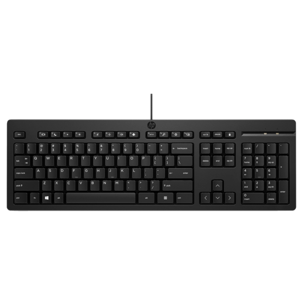 HP 125 G2 vezetékes billentyűzet (AY2Y7AA) fekete