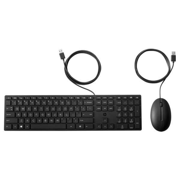 HP vezetékes billentyűzet és egér 320MK - fekete (9SR36UT#AKC)