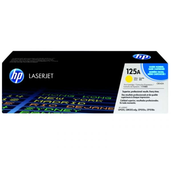 HP No.125A Toner 1400 oldal (CB542A) sárga