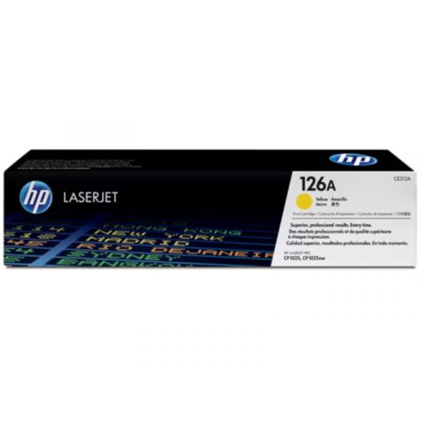 HP No.126A Toner 1000 oldal (CE312A) sárga