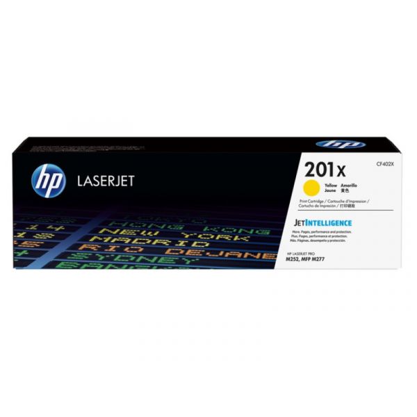 HP No.201X Toner 2300 oldal (CF402X) sárga