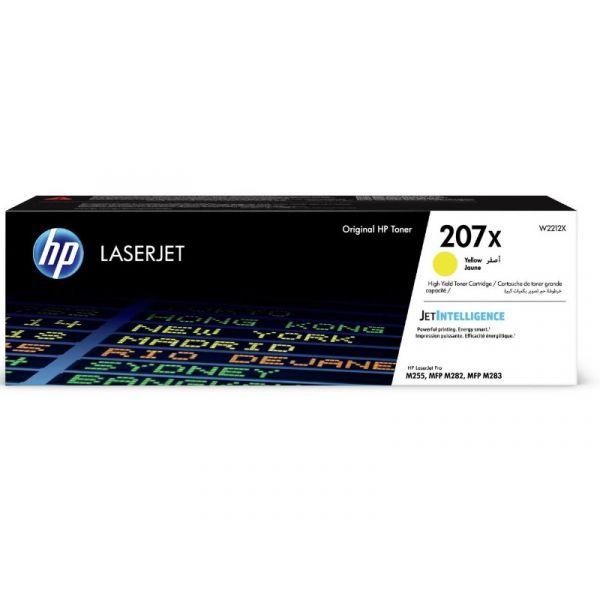 HP No.207X Toner 2450 oldal (W2212X) sárga
